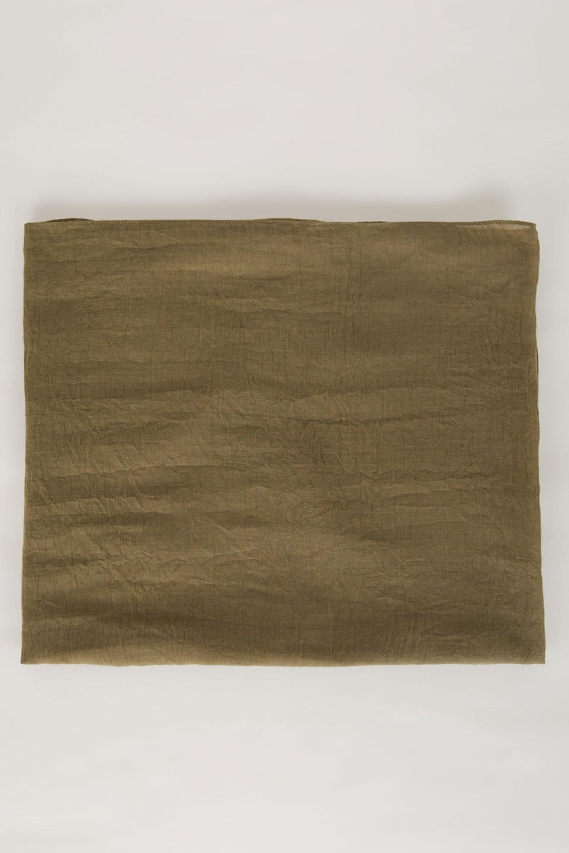 DeFacto Green Woman Woman Woven Hijab Shawl Casual - Image 4